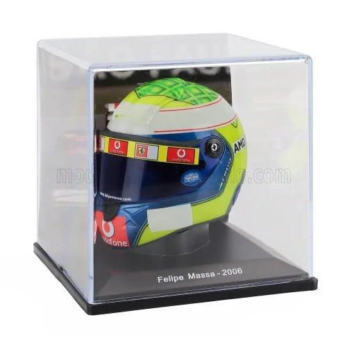1/5 F1 CASCO HELMET FELIPE MASSA TEAM SCUDERIA FERRARI 248 SEASON 2006 H86 CASCHI PILOTI 1/5