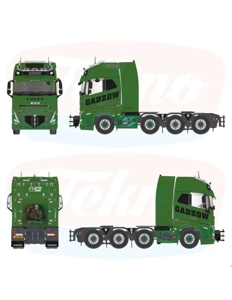 1/50 Cadzow Volvo FH05 Globetrotter XL 8x4 TEKNO 90151 TEKNO 1/50 Cadzow Volvo FH05 Globetrotter XL 8x4 TEKNO 90151 TEKNO