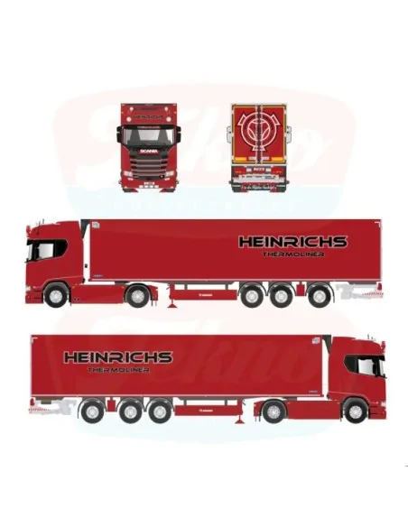 1/50 Heinrichs Scania NGS Highline 4x2 con semirimorchio frigo TEKNO 89972 TEKNO 1/50 Heinrichs Scania NGS Highline 4x2 con semirimorchio frigo TEKNO 89972 TEKNO