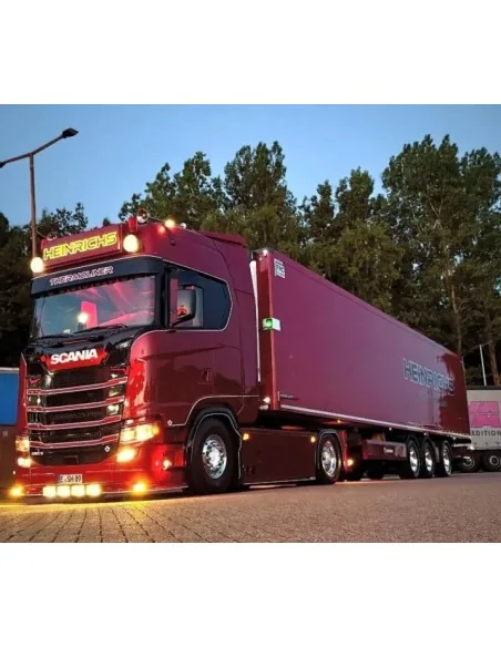 1/50 Heinrichs Scania NGS Highline 4x2 con semirimorchio frigo TEKNO 89972 TEKNO