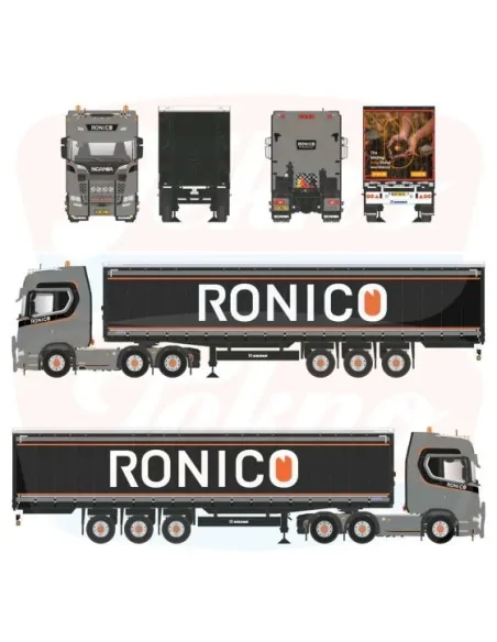 1/50 Ronico Scania NGS 6x2 con semirimorchio centinato TEKNO 89864 TEKNO 1/50 Ronico Scania NGS 6x2 con semirimorchio centinato TEKNO 89864 TEKNO