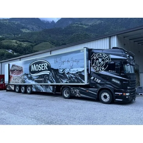 1/50 Moser Scania R Topline 4x2 con semirimorchio frigo TEKNO 89065 TEKNO