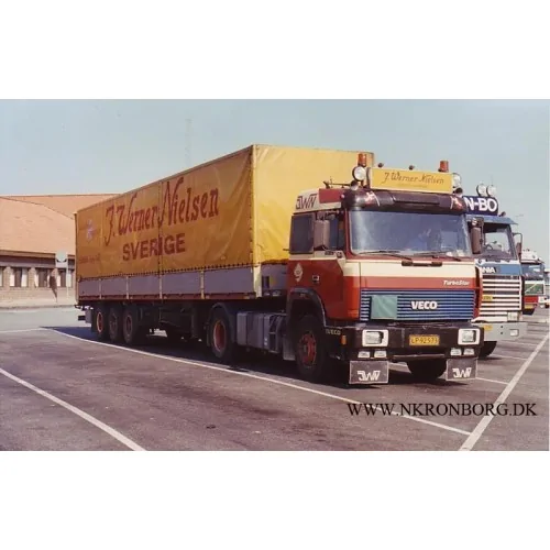 1/50 Werner Nielsen Iveco Turbostar 4x2 con semirimorchio centinato TEKNO 89968 TEKNO
