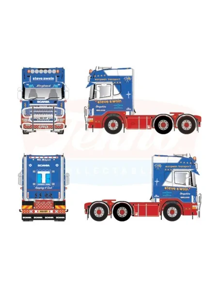 1:50 Steve Swain Scania 4 serie Topline 6x2 TEKNO 90836 TEKNO 1:50 Steve Swain Scania 4 serie Topline 6x2 TEKNO 90836 TEKNO