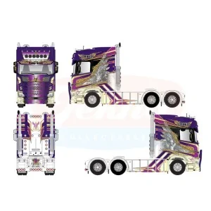 1/50 Tommy Kurås Scania NGS Highline 6x2 TEKNO 90023 TEKNO