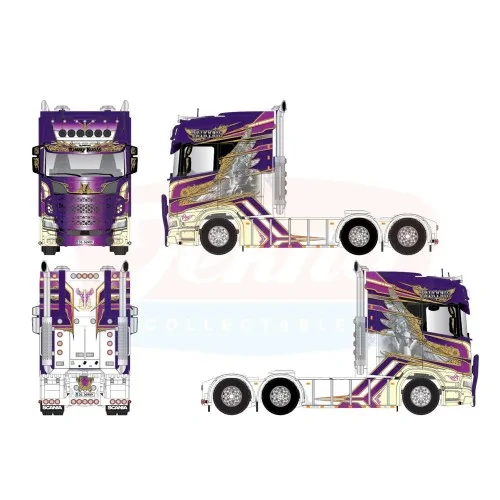 1/50 Tommy Kurås Scania NGS Highline 6x2 TEKNO 90023 TEKNO