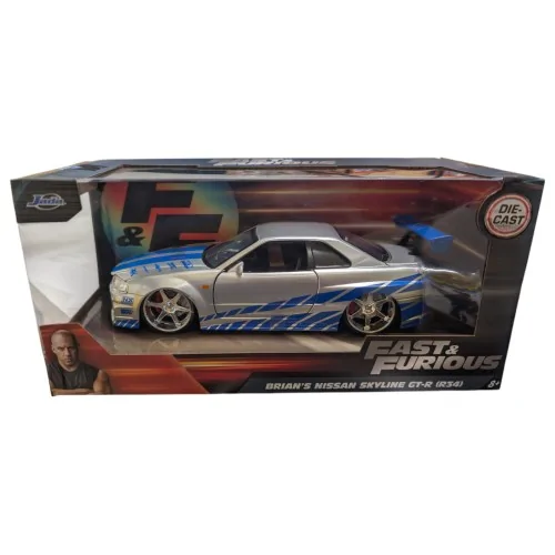 1/24 Brian's Nissan Skyline GT-R (R34) Fast & Furious JADA 97158 JADA