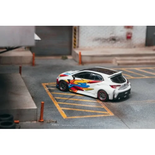 1:64 TOYOTA COROLLA GR WIDEBODY WHITE 2025 TARMAC T64G-063-WH TARMAC WORKS