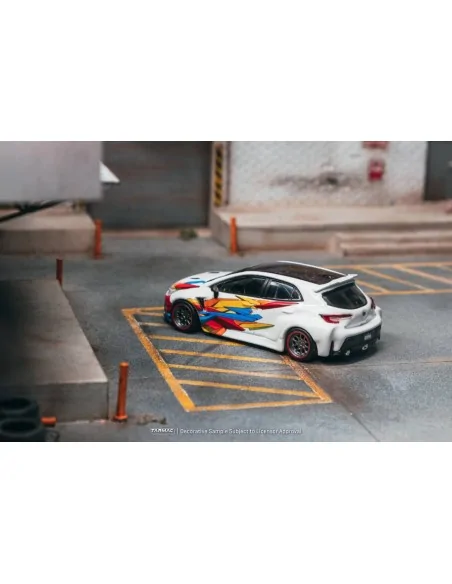 1:64 TOYOTA COROLLA GR WIDEBODY WHITE 2025 TARMAC T64G-063-WH TARMAC WORKS