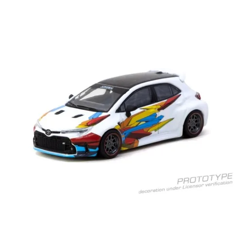 1:64 TOYOTA COROLLA GR WIDEBODY WHITE 2025 TARMAC T64G-063-WH TARMAC WORKS