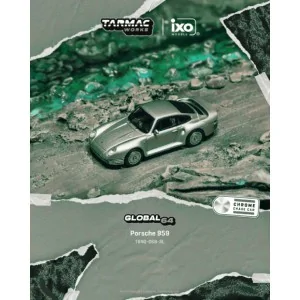 1/64 PORSCHE 959 SILVER 1989 TARMAC T64G-068-SL TARMAC WORKS