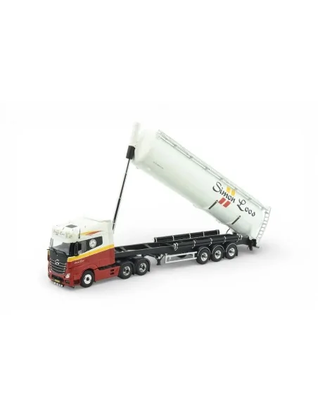 Mercedes Actros with zamac silo trailer Simon Loos TEKNO 86880 TEKNO Mercedes Actros with zamac silo trailer Simon Loos TEKNO 86880 TEKNO