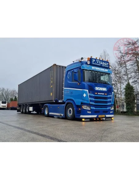 Scania Next Gen S540 with 40ft reefer container P. Visser TEKNO 88908 TEKNO