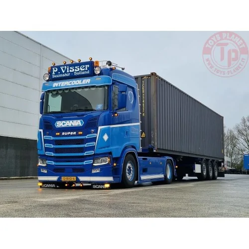 Scania Next Gen S540 with 40ft reefer container P. Visser TEKNO 88908 TEKNO