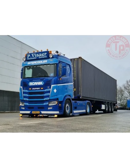 Scania Next Gen S540 with 40ft reefer container P. Visser TEKNO 88908 TEKNO