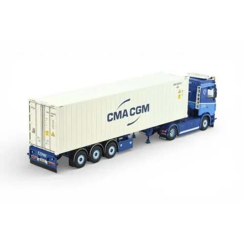 Scania Next Gen S540 with 40ft reefer container P. Visser TEKNO 88908 TEKNO