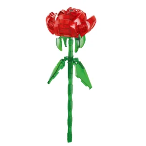 Rosa rossa trasparente 60pz CUB19 CUBIX