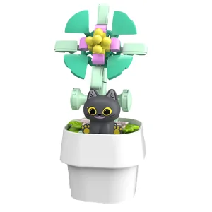 Pianta con gatto nero 80pz CUB38 CUBIX