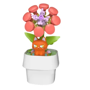 Pianta con gatto arancio 80pz CUB39 CUBIX