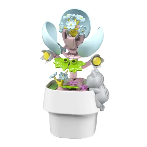 Gatto grigio arrampicato 73pz CUB40 CUBIX