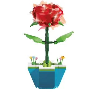 Vaso rosa con luce 178pz CUB60 CUBIX