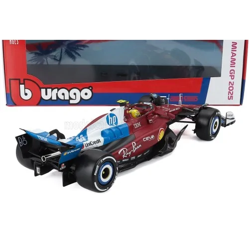 1/18 FERRARI F1 SF-25 TEAM SCUDERIA FERRARI HP N 44 MIAMI GP 2025 LEWIS HAMILTON BU18-16816-L-MIAMI BURAGO