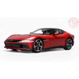 1/18 FERRARI 12CILINDRI 2024 WITH SHOWCASE NUMBERED ONE BY ONE ROSSO IMOLA POLISTIL 18FE02011 POLISTIL