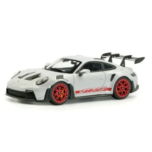 1/43 PORSCHE 911 (992) GT3 RS 2023 MET.ICE GREY/PYRO RED S4314802 SOLIDO