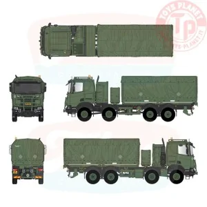 1/50 Scania XT 8X8 Gryphus TEKNO 89760 TEKNO