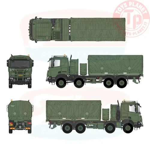 1/50 Scania XT 8X8 Gryphus TEKNO 89760 TEKNO