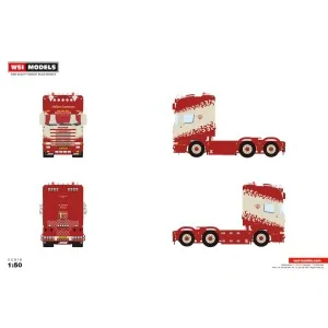 1/50 Anders Lauritzen SCANIA 4 SERIES TOPLINE 6X2 TAG AXLE WSI 01-5184 WSI MODELS