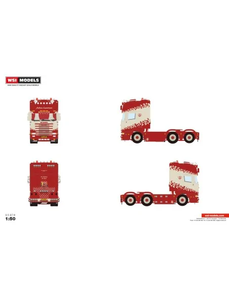 1/50 Anders Lauritzen SCANIA 4 SERIES TOPLINE 6X2 TAG AXLE WSI 01-5184 WSI MODELS