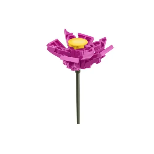 Uovo portafiore con fiore rosa CUB64 CUBIX
