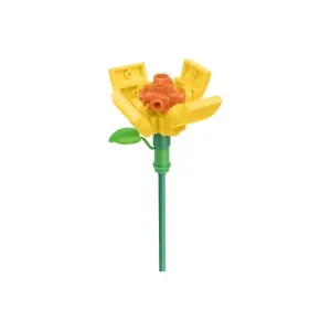 Uovo portafiore con fiore giallo CUB65 CUBIX