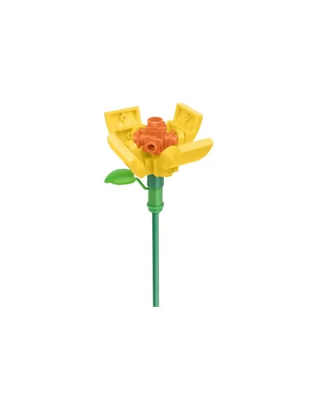 Uovo portafiore con fiore giallo CUB65 CUBIX