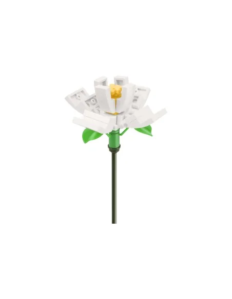 Uovo portafiore con fiore bianco CUB66 CUBIX