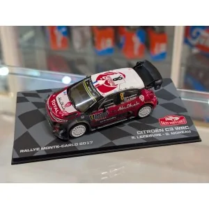 1/43 Citroen c3 wrc Rally Monte Carlo 2017 Lefebre- Moreau E139 MODELLI EDICOLA