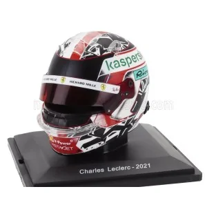 1/5 F1 CASCO CHARLES LECLERC SF21 TEAM SCUDERIA FERRARI MISSION WINNOW SEASON 2021 E141 CASCHI PILOTI 1/5