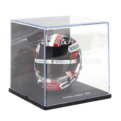 1/5 F1 CASCO CHARLES LECLERC SF21 TEAM SCUDERIA FERRARI MISSION WINNOW SEASON 2021 E141 CASCHI PILOTI 1/5
