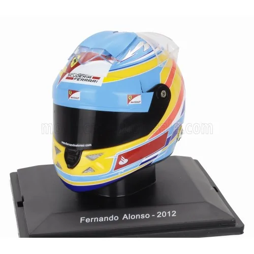 1/5 F1 CASCO HELMET FERNANDO ALONSO F2012 TEAM FERRARI SEASON 2012 E142 CASCHI PILOTI 1/5