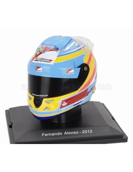 1/5 F1 CASCO HELMET FERNANDO ALONSO F2012 TEAM FERRARI SEASON 2012 E142 CASCHI PILOTI 1/5