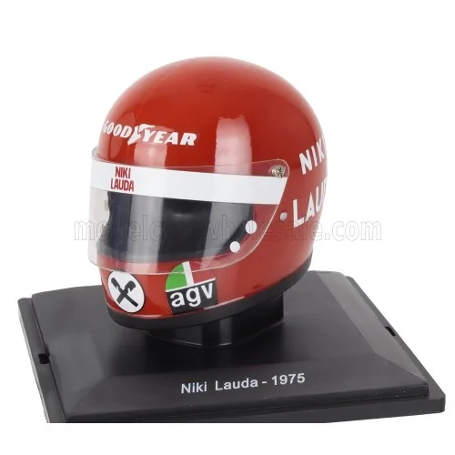 1/5 F1 CASCO HELMET NIKI LAUDA 312T TEAM FERRARI SEFAC WORLD CHAMPION SEASON 1975 E143 CASCHI PILOTI 1/5