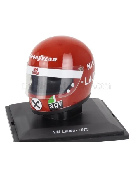1/5 F1 CASCO HELMET NIKI LAUDA 312T TEAM FERRARI SEFAC WORLD CHAMPION SEASON 1975 E143 CASCHI PILOTI 1/5