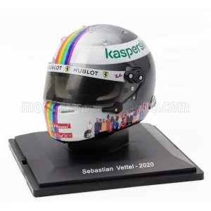 1/5 F1 CASCO HELMET SEBASTIAN VETTEL SF1000 TEAM SCUDERIA FERRARI N 5 3rd TURKISH GP 2020 E145 CASCHI PILOTI 1/5