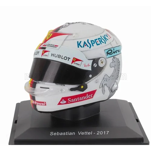 1/5 F1 CASCO HELMET SEBASTIAN VETTEL TEAM SCUDERIA FERRARI SF70H SEASON 2017 E146 CASCHI PILOTI 1/5