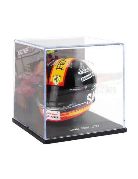 1/5 F1 CASCO CARLOS SAINZ TEAM SCUDERIA FERRARI SF-23 3rd MONZA ITALY GP 2023 E149 CASCHI PILOTI 1/5 1/5 F1 CASCO CARLOS SAINZ TEAM SCUDERIA FERRARI SF-23 3rd MONZA ITALY GP 2023 E149 CASCHI PILOTI 1/5