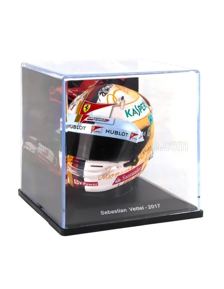 1/5 F1 CASCO SEBASTIAN VETTEL TEAM SCUDERIA FERRARI SF70H WINNER MONACO GP 2017 E150 CASCHI PILOTI 1/5