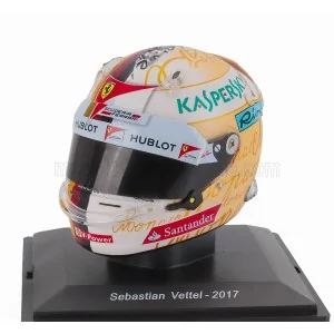 1/5 F1 CASCO SEBASTIAN VETTEL TEAM SCUDERIA FERRARI SF70H WINNER MONACO GP 2017 E150 CASCHI PILOTI 1/5