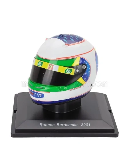 1/5 F1 CASCO RUBENS BARRICHELLO TEAM FERRARI F2001 SEASON 2001 E151 CASCHI PILOTI 1/5