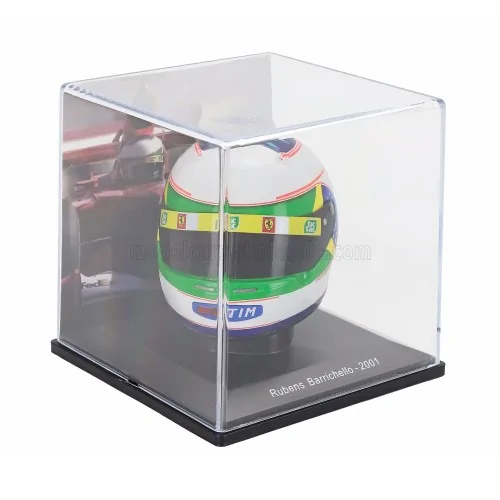 1/5 F1 CASCO RUBENS BARRICHELLO TEAM FERRARI F2001 SEASON 2001 E151 CASCHI PILOTI 1/5